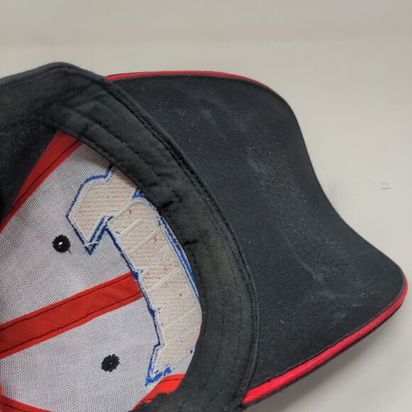 Summit Racing Equipment Men's Strapback Hat Black Adjustable Embroidered Logo - Picture 11 of 11